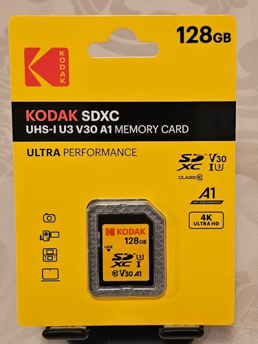 Cartão de Memória Kodak SDXC 128GB UHS-I U3 V30 A1
