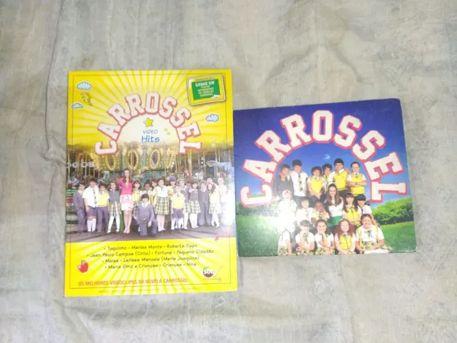 CD e DVD carrossel , vol1 e Hits novela sbt