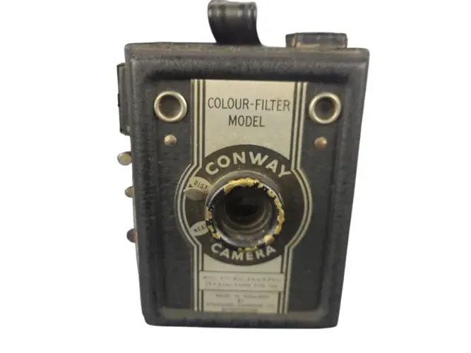 Câmera Conway Colour-Filter USADO P/ ADORNO Vintage