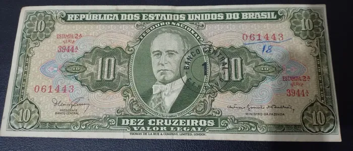 Cédulas antigas brasileiras