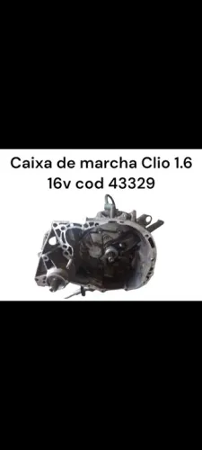 Caixa de marcha Clio 1.6 16v cod 43329