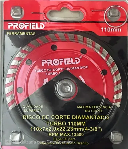 Disco de Corte Diamantado Turbo 110mm