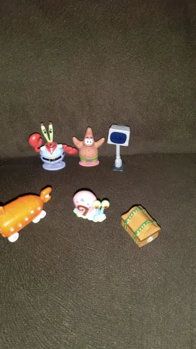 Miniaturas - Personagens do Bob Esponja 