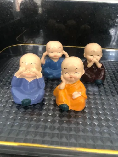 Estatuetas de Monges Sábios - Decoração Zen