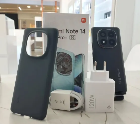 Xiaomi Redmi Note 14 Pro+ 5G 512GB/12GB RAM Novo na caixa Entrega Grátis Capa Película 
