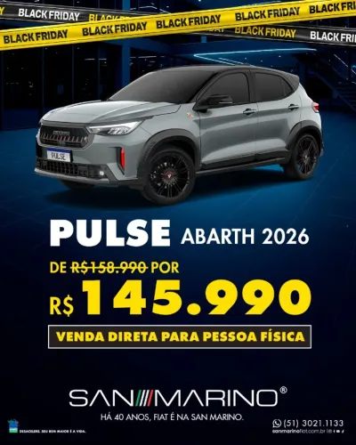 Fiat Pulse Abarth 1.3 Turbo 16V Flex Aut. 2026