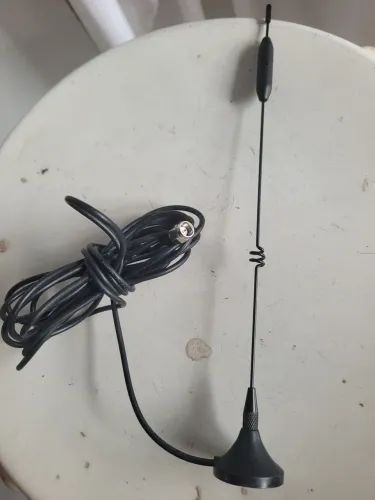 Antena externa wifi 2.4ghz magnetica hdtv gps etc 25cm com imã