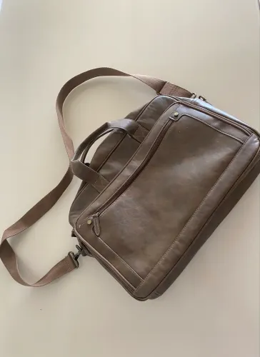 maleta masculina vintage e transversal de 16 Polegadas