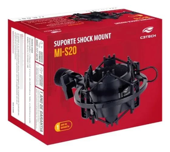 Aranha Para Microfones Shock Mount MI-s20 Suporte Anti Shock