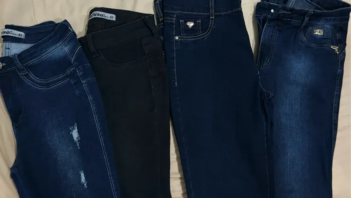 Lote de calças jeans tamanho  42, PLZ,Diuso, Sawary 