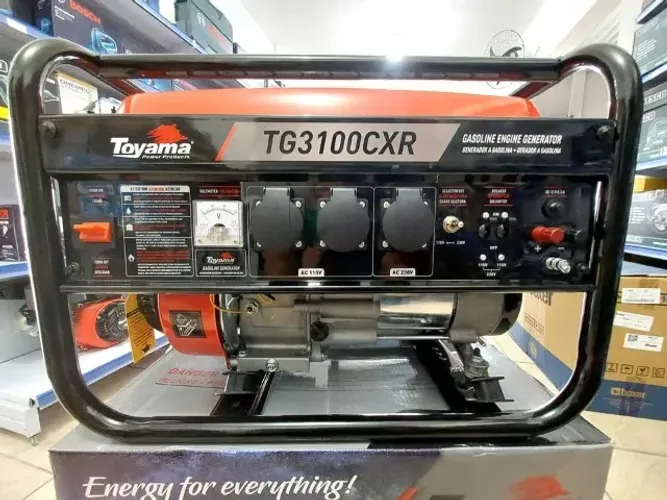 Gerador de Energia 3.1 kva a Gasolina Motor 4T 220v - Toyama (Novo)
