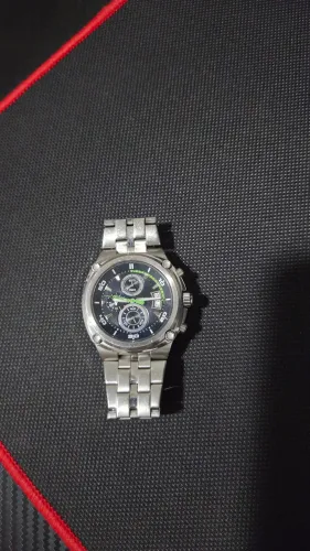 Relógio CITIZEN Cronógrafo 3 cabeças <br>Relógio CITIZEN masculino ciJ