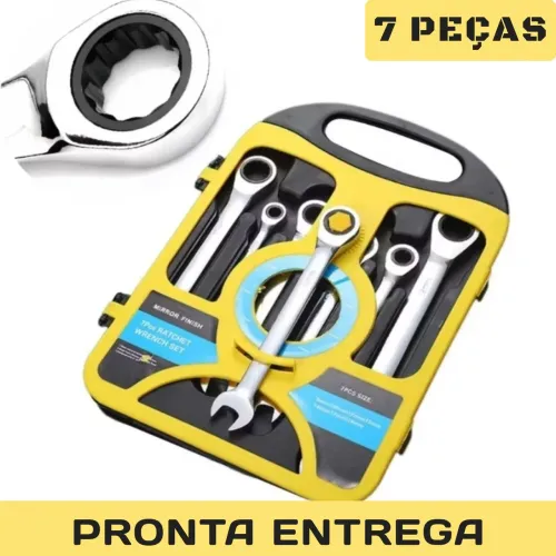 JOGO DE CHAVE CATRACA 07 PEÇAS 