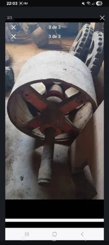 Polia de ferro fundido