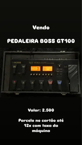 Pedaleira Boss GT-100
