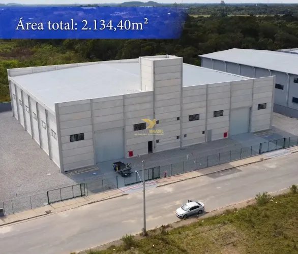 Galpão para Locação em Araquari - 2.134 m² | Parque Industrial Trevo II
