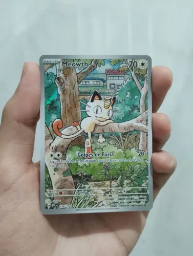 Carta Meowth 106/094 Holográfica