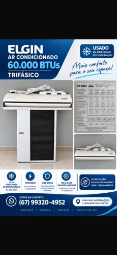 Ar Condicionado TRIFÁSICO- 60btus