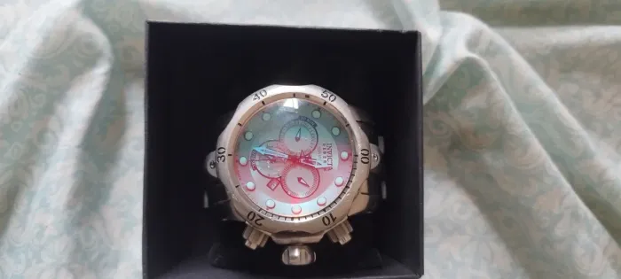 Invicta Reserve Venom 0967 Swiss Made - 1000 Metros - Cronógrafo - Aço Inoxidável