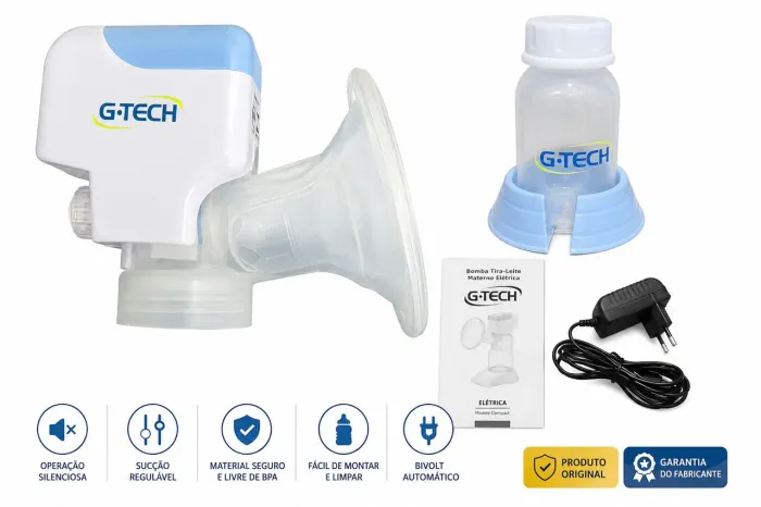 Bomba tira-leite elétrica G-Tech