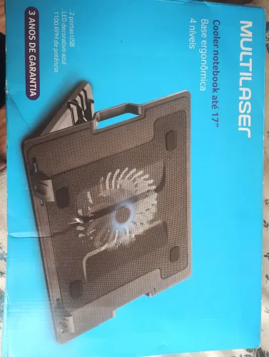?Base Cooler Multilaser AC166 p/ Notebook 17?.