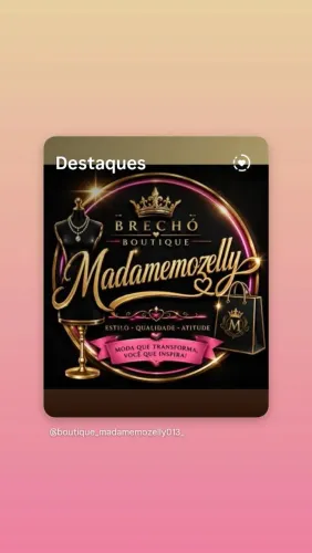 Brecho boutique madamemozelly