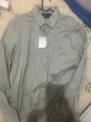 camisera manga longa, cinza. Nova.