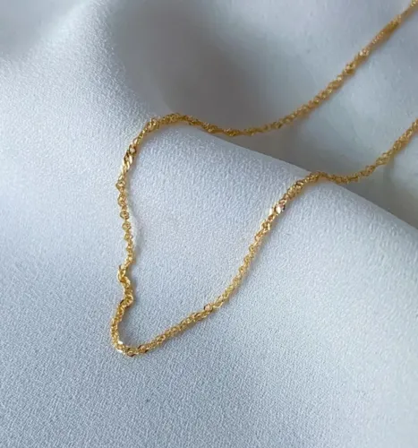 Corrente ouro Singapura 18k