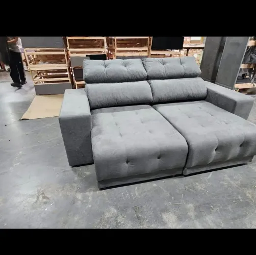 SOFA RETRATIL RECLINÁVEL 2MT PAGA SOMENTE NA ENTREGA