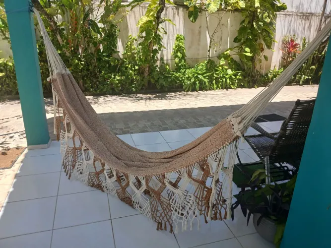 Rede para casal de luxo 100% algodao