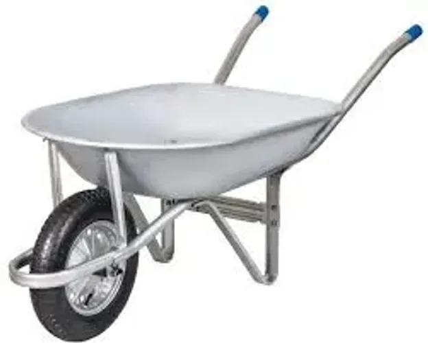 Carrinho De Mão Caçamba Galvanizada 50l Metalosa Pop