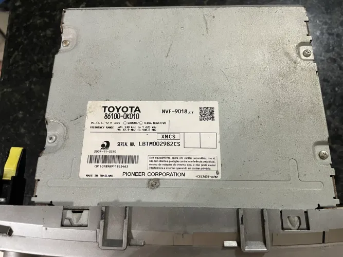 Som para carro TOYOTA