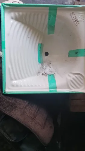 Tanque de um bojo marmore sintético, branco