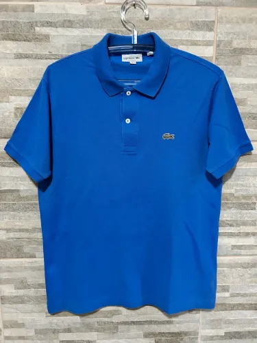 Camisa polo azul Lacoste M