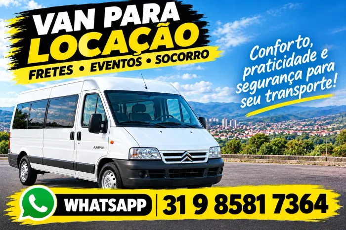 Van locação e fretamento