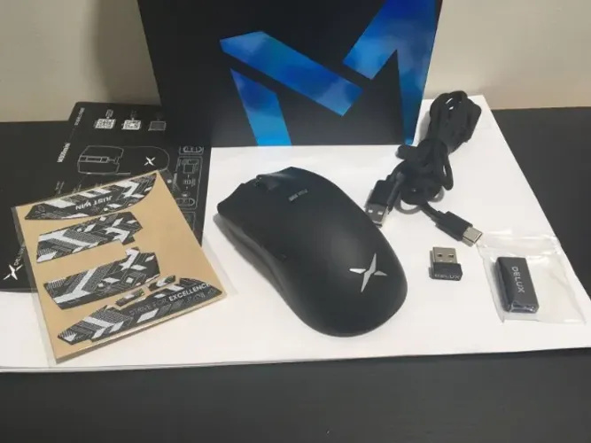 Mouse Gamer Delux M800mini s/ Fio - NOVO