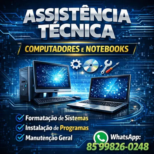 Assistência Técnica em Computadores e Notebooks