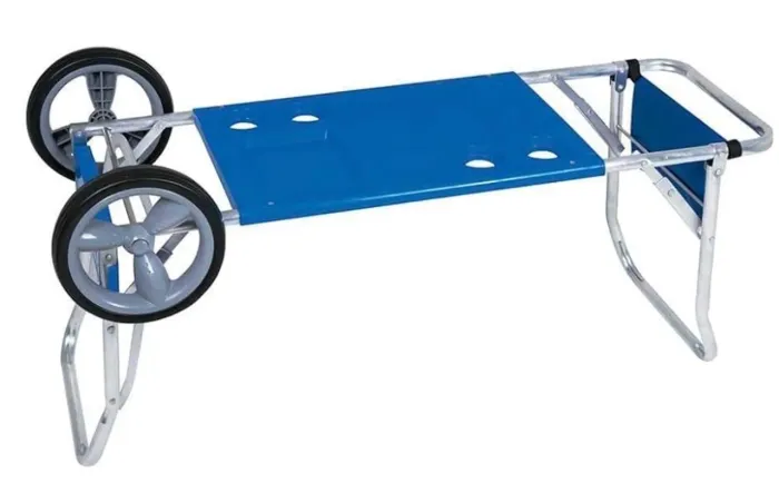 Suporte para carregar cadeiras de praia e guarda-sol