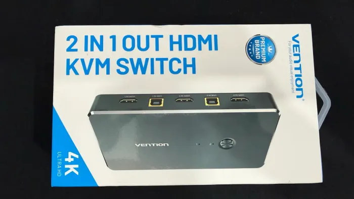 KMV Switch HDMI 4K - 2 em 1