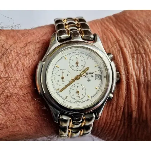 A04= COM DEFEITO ANTIGO RELOGIO BULOVA VER DETALHES EM DESCRIÇAO