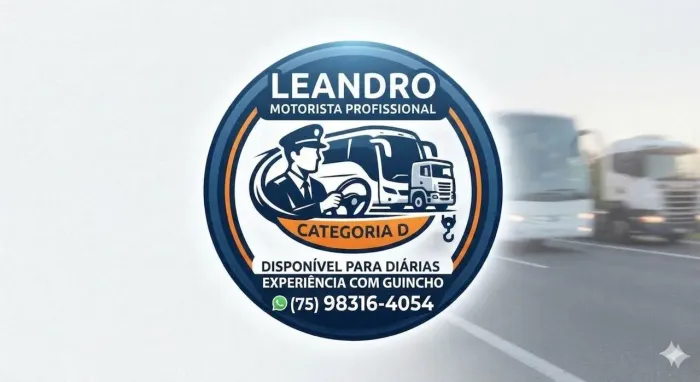 Motorista pra diária