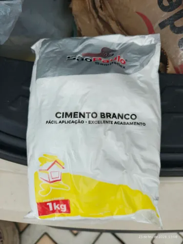 Vendo Cimento Branco de 1 kg