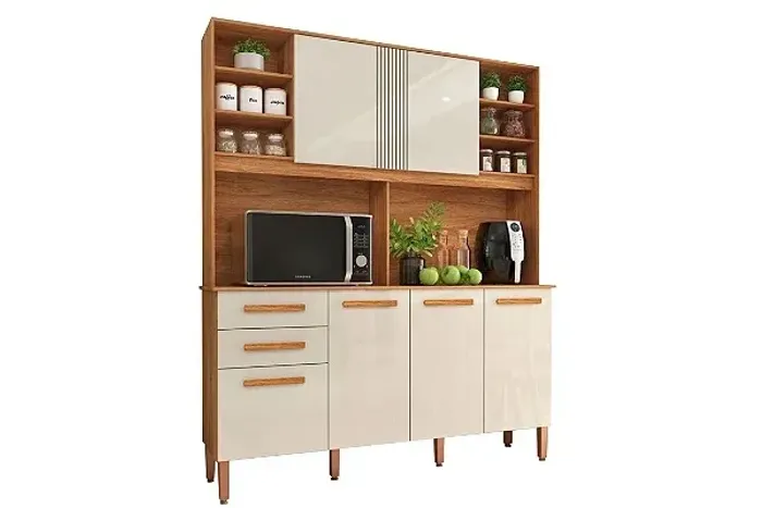 Kit de Cozinha Almeida 1,62m MDF rn2 S