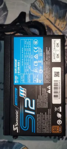 Fonte Seasonic SSR-650GB 650W