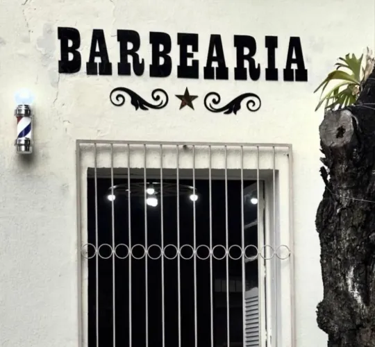 Placas de Barbearia em Acrílico
