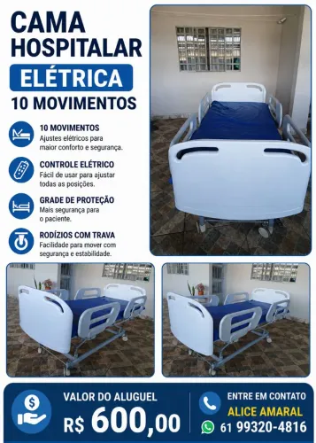 Aluguel de Cama Hospitalar