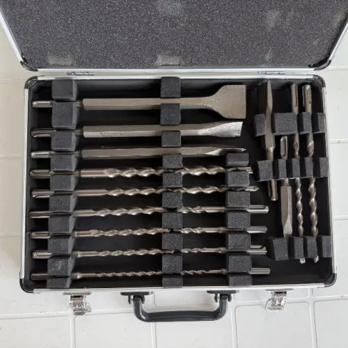 NOVO - Jogo Brocas Makita D-42444 SDS Plus Profissional Pedreiro Marceneiro Kit NF.