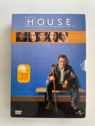 BOX DVD HOUSE M.D. - PRIMEIRA TEMPORADA COMPLETA - 6 DISCOS