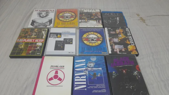 Dvds de rock originais
