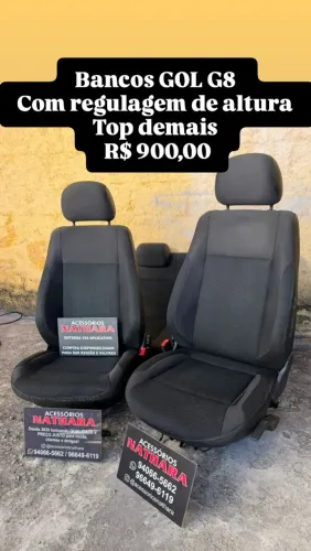 Bancos GOL G8 top demais